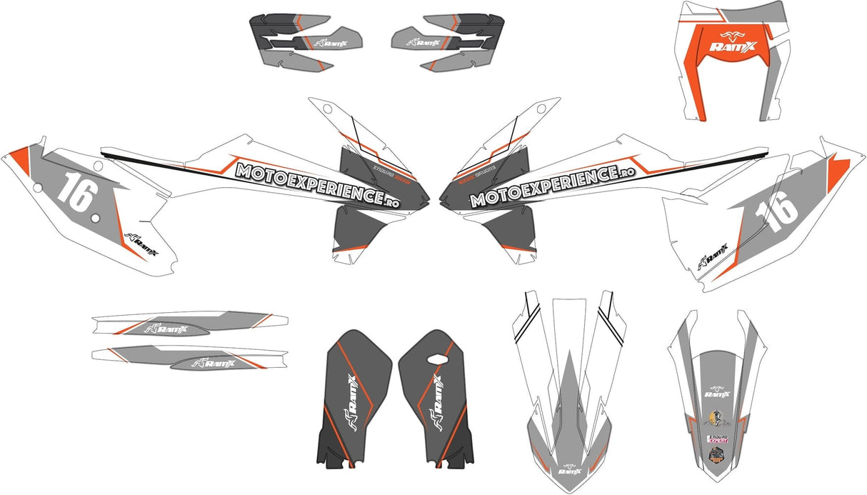 Stickere KTM EXC 2017-2019 2T/4T all models
