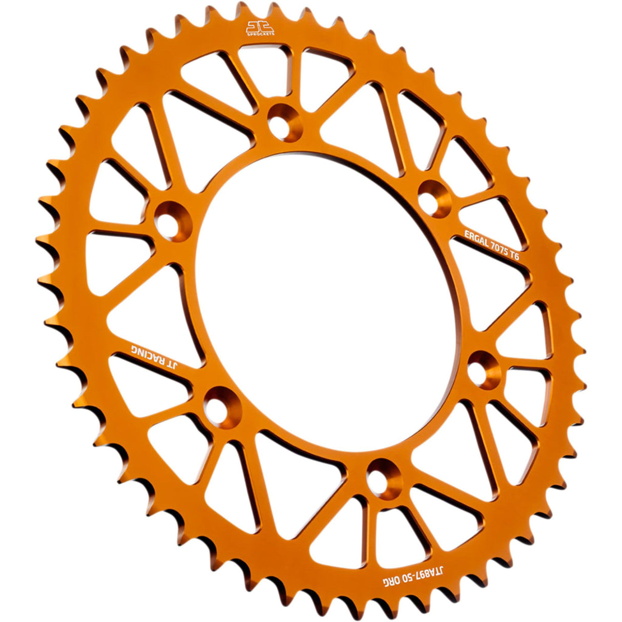 JT Rear sprocket 50 Teeth KTM/HUSQVARNA/GASGAS 1990-2026 Aluminium Orange