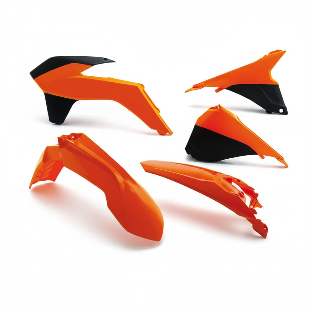 R-Tech Kit Plastice (cu protectii furca) KTM EXC/EXC-F 2014-2016