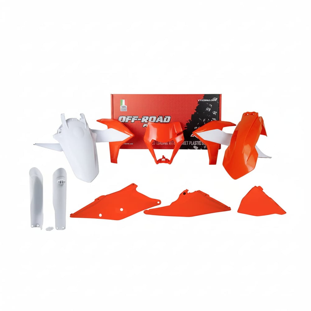 R-Tech Kit Plastice (cu protectii furca) Culori OEM KTM XC-W/EXC/EXC-F/XCF-W 2019-2023