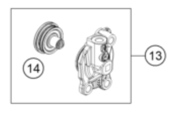 Cilindru receptor ambreiaj GASGAS 2024-2026 si Husqvarna 2024 - A59032061044