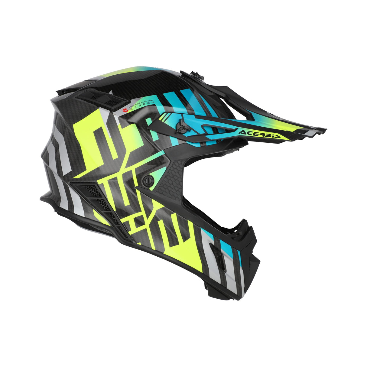 Casca Acerbis Carbon Steel Fluo - 1000g Usoara