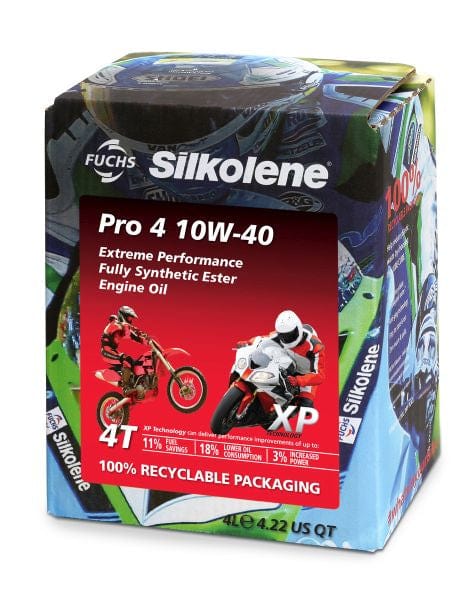 Ulei motor 4T 10W40 SILKOLENE PRO 4 XP 4L