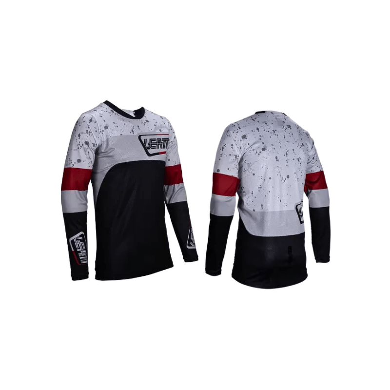 Tricou/Jersey Moto Cross/Enduro LEATT 4.5 Enduro Ice, Gri/Negru