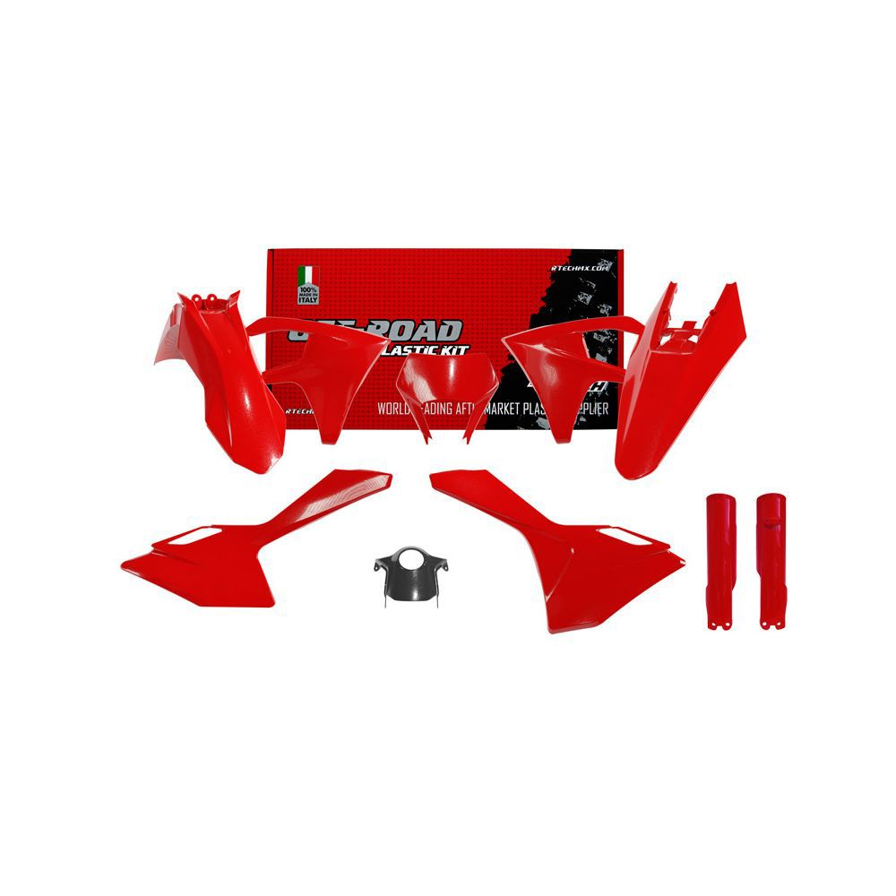 R-Tech Kit Plastice (cu protectii furca) Rosu GASGAS EC 2024-2026