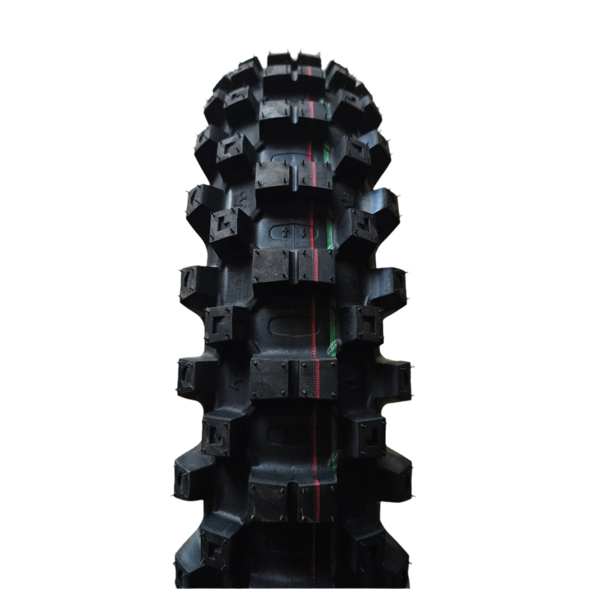 Anvelopa Cauciuc MITAS 90/100-14 TERRA FORCE-MX MH Spate Dunga Verde & Rosie