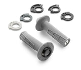 UNCUT lock-on Gript Set 2017-2025 KTM/HUSQVARNA/GASGAS MX/ENDURO 2T/4T — Grey