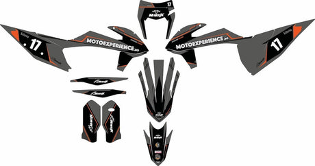 Stickers for KTM 2020-2023 2T/4T all models — Black