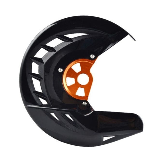 Front Brake Caliper Disc Guard KTM/HUSQVARNA/GASGAS 2017-2025 — Black-Orange