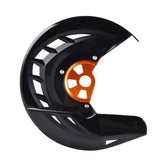 Front Brake Caliper Disc Guard KTM/HUSQVARNA/GASGAS 2017-2025 — Black-Orange