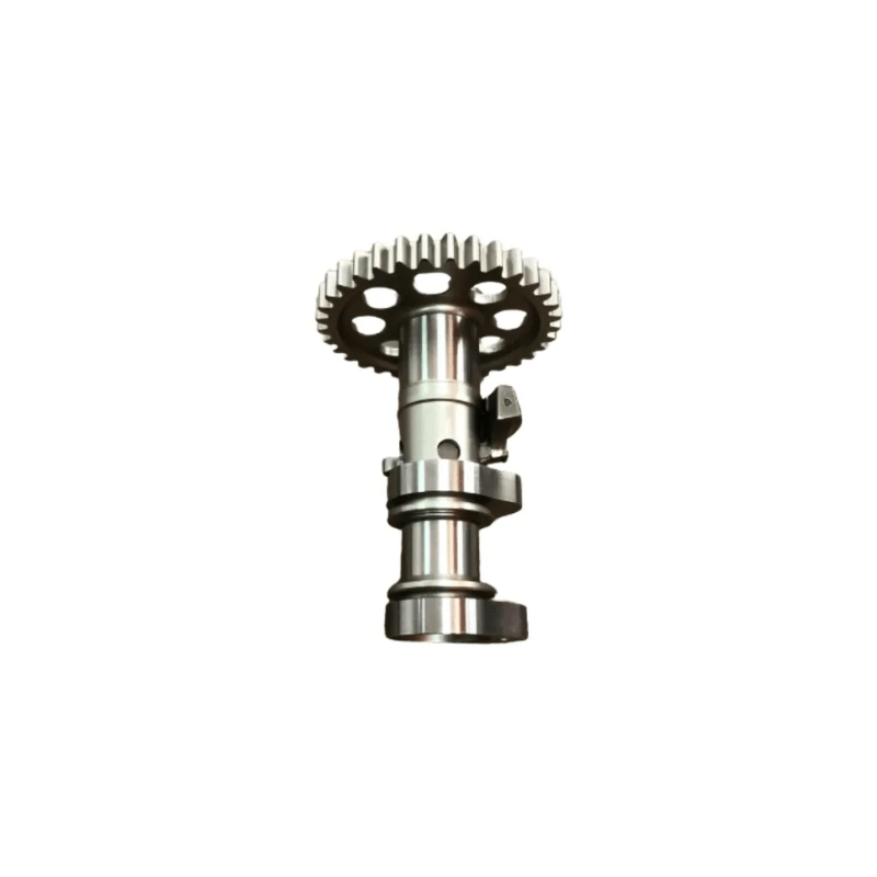 Camshaft exhaust valve with decal