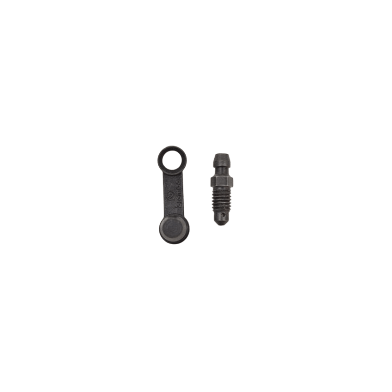 Bleeder screw with cap
