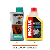 Motorex 15W50 1L + Motul Coolant kit