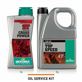 Motorex Cross Power 2T 1L + 15W50 4L kit
