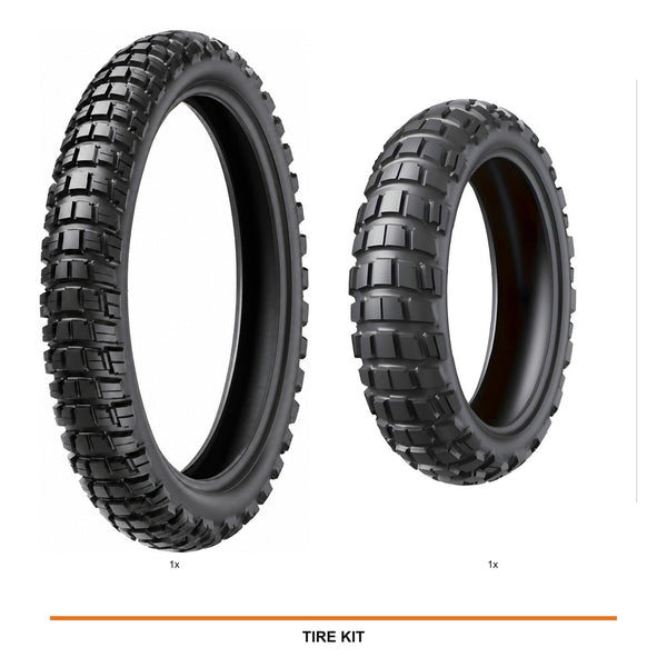 OBOR Front 90/90-21 + Rear 150/70-18 kit