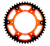 Supersprox Rear sprocket 48 Teeth (48T) KTM/Husqvarna/GasGas 1990-2026 Stealth orange aluminium/steel 520