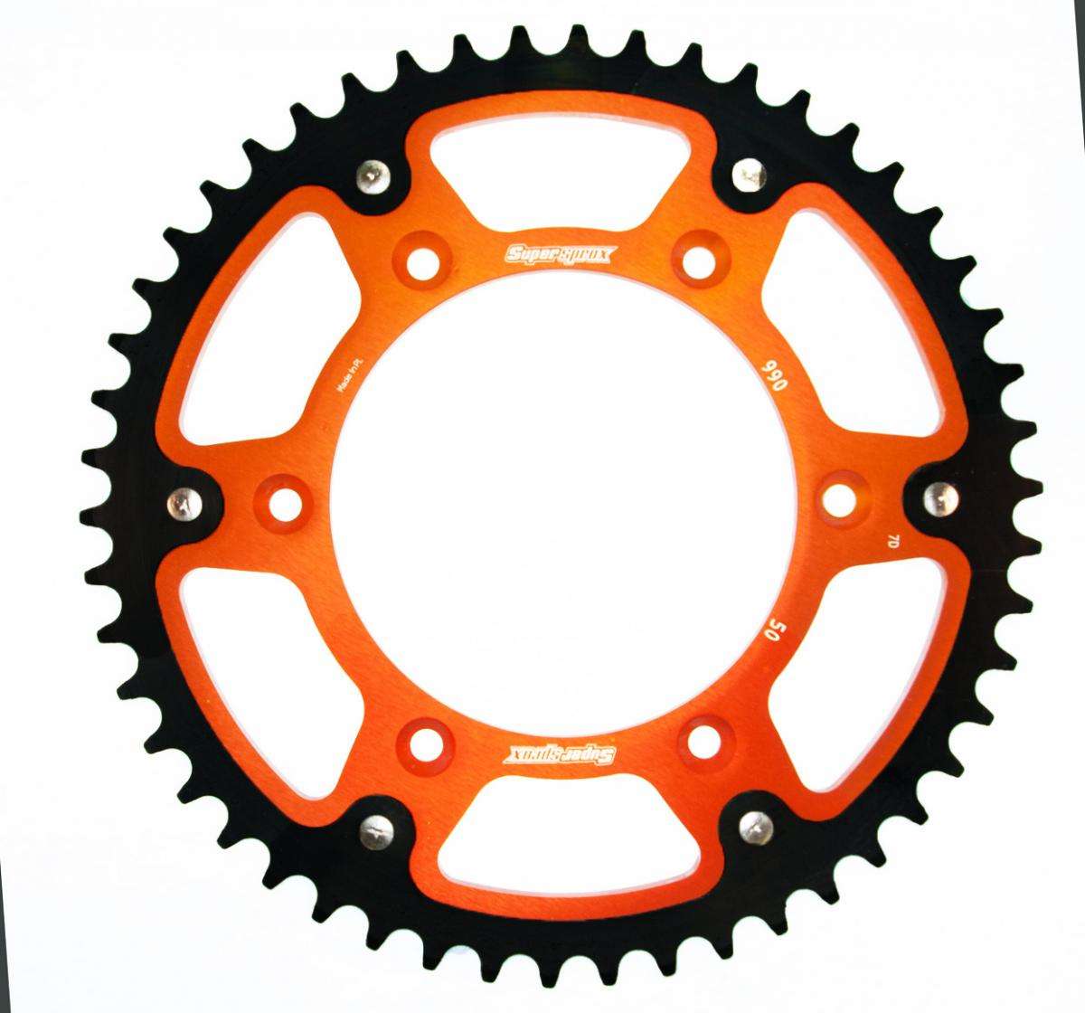 Supersprox Rear sprocket 50 Teeth (50T) KTM/Husqvarna/GasGas 1990-2026 520 — Alu-steel hybrid
