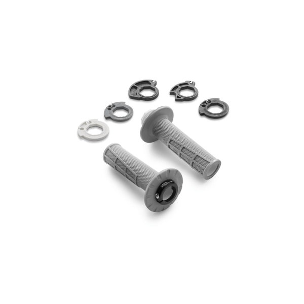 Set mansoane Lock-on gri pentru KTM 300 EXC/XC-W 2017-2026 - A46002921500BJ