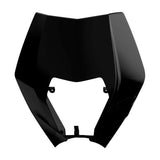 Headlight Mask KTM EXC/XCF-W/XC-W 125-500 2008-2013 — Black