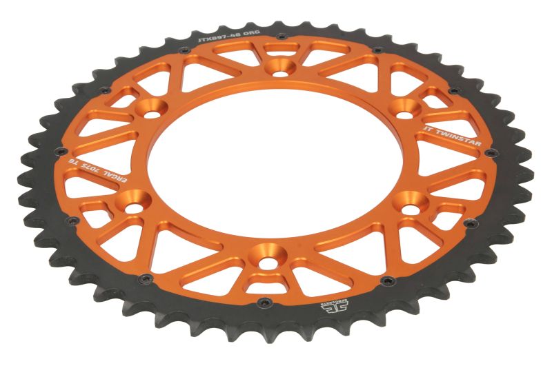 Pinion spate 90'-'25 KTM/Husqvarna/GasGas Aluminiu 48 dinti JT Aluminiu cu Otel