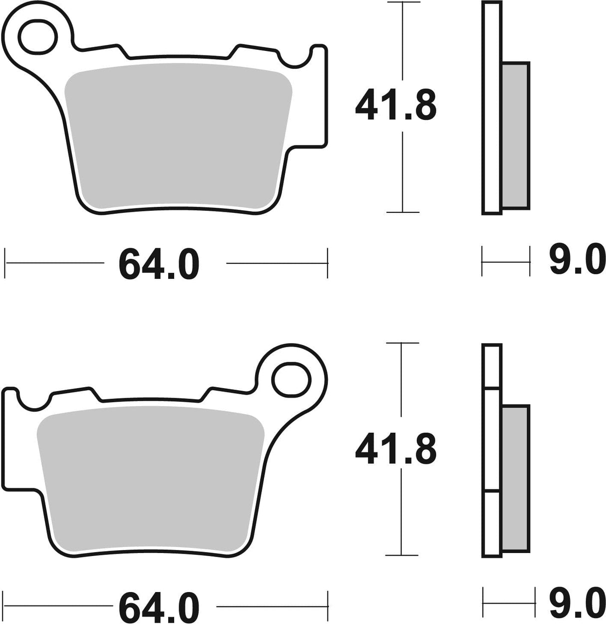 Brembo Placute frana spate sinterizate KTM 2004-2025+
