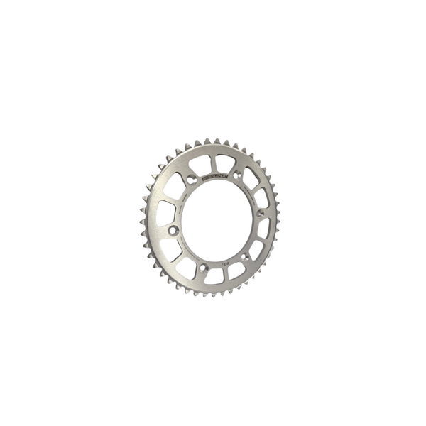 Pinion spate KTM/Husqvarna / Husaberg '90-'25 silver (51 dinti) aluminiu Enduro Expert