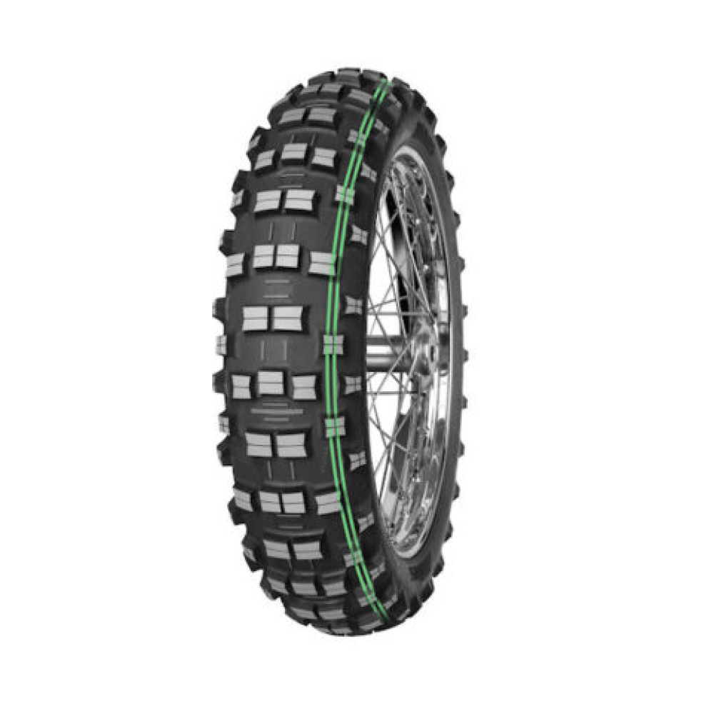 Anvelopa/Cauciuc MITAS TERRA FORCE "2 Dungi Verzi" (Dublu Verde) 140/80-18