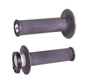 ODI MX V2 No-Waffle Lock-On Grips Graphite  H36NWH