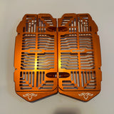 RamX Radiator Guards KTM/HUSQVARNA/GASGAS 2024 2 and 4 Stroke — Orange